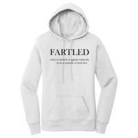 Fartled Funny Toilet Humor Women's Pullover Hoodie