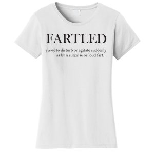 Fartled Funny Toilet Humor Women's T-Shirt