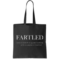 Fartled Funny Toilet Humor Tote Bag