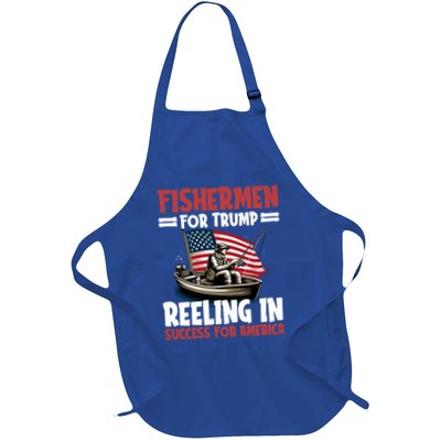 Fisher For Trump President Bass Fishing Election Trump Gift Apron