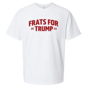 Frats For Trump 2024 Sueded Cloud Jersey T-Shirt