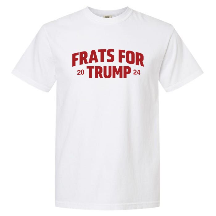 Frats For Trump 2024 Garment-Dyed Heavyweight T-Shirt