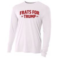 Frats For Trump 2024 Cooling Performance Long Sleeve Crew