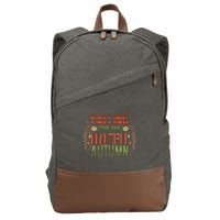 Falling For The Beautiful Autumn Cotton Canvas Backpack