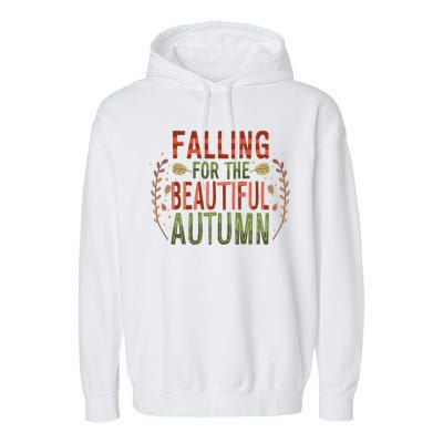 Falling For The Beautiful Autumn Garment-Dyed Fleece Hoodie