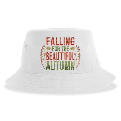 Falling For The Beautiful Autumn Sustainable Bucket Hat