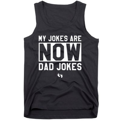 Funny First Time Dad Gifts For Men New Father Dad Jokes Tank Top