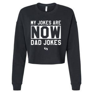 Funny First Time Dad Gifts For Men New Father Dad Jokes Cropped Pullover Crew