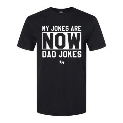 Funny First Time Dad Gifts For Men New Father Dad Jokes Softstyle CVC T-Shirt