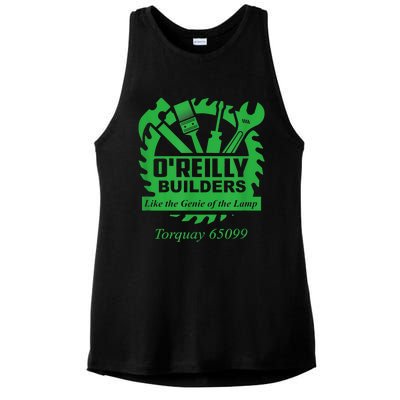 Funny Fawlty Towers, Basil Fawlty, O'Reilly Builders Parody Ladies PosiCharge Tri-Blend Wicking Tank