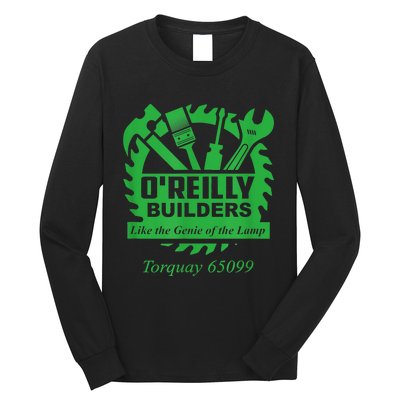 Funny Fawlty Towers, Basil Fawlty, O'Reilly Builders Parody Long Sleeve Shirt