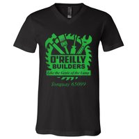 Funny Fawlty Towers, Basil Fawlty, O'Reilly Builders Parody V-Neck T-Shirt