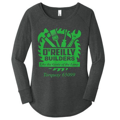 Funny Fawlty Towers, Basil Fawlty, O'Reilly Builders Parody Women's Perfect Tri Tunic Long Sleeve Shirt