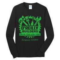 Funny Fawlty Towers, Basil Fawlty, O'Reilly Builders Parody Tall Long Sleeve T-Shirt