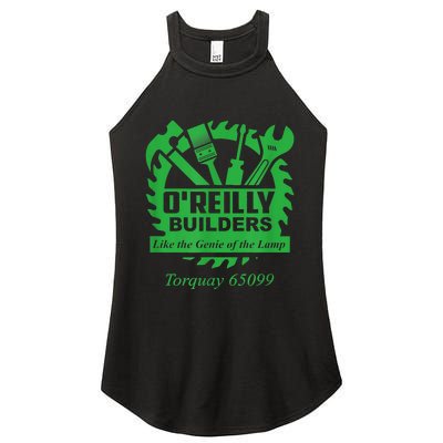 Funny Fawlty Towers, Basil Fawlty, O'Reilly Builders Parody Women’s Perfect Tri Rocker Tank