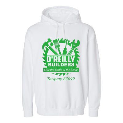 Funny Fawlty Towers, Basil Fawlty, O'Reilly Builders Parody Garment-Dyed Fleece Hoodie