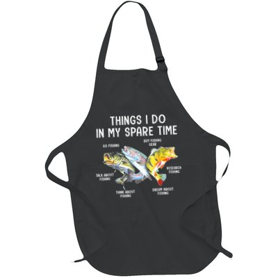 Funny Fishing Things I Do In My Spare Time Fishing Pole Gifts Apron