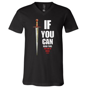 Funny Fantasy Tabletop RPG Gamer & Womens Graphic V-Neck T-Shirt