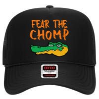 Florida Fear The Chomp Gator Pride High Crown Mesh Back Trucker Hat