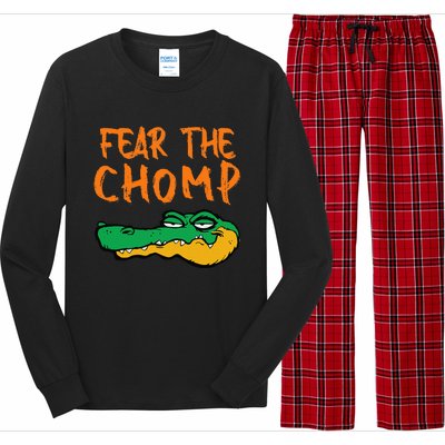 Florida Fear The Chomp Gator Pride Long Sleeve Pajama Set