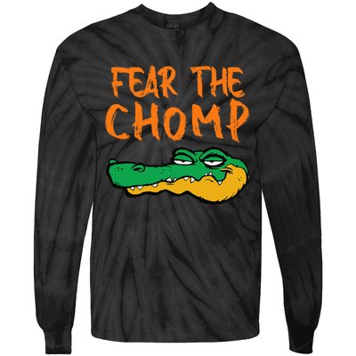 Florida Fear The Chomp Gator Pride Tie-Dye Long Sleeve Shirt