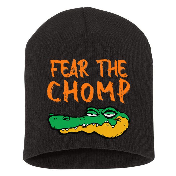 Florida Fear The Chomp Gator Pride Short Acrylic Beanie