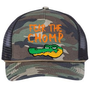 Florida Fear The Chomp Gator Pride Retro Rope Trucker Hat Cap