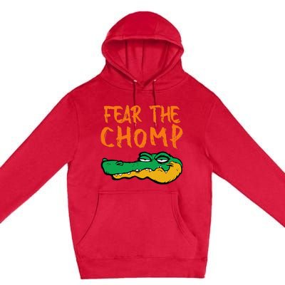 Florida Fear The Chomp Gator Pride Premium Pullover Hoodie