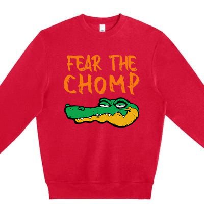 Florida Fear The Chomp Gator Pride Premium Crewneck Sweatshirt