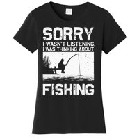 Fishing For  Trout Bass Fisherman Vacation Women's T-Shirt