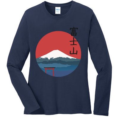 Fujisan Ladies Long Sleeve Shirt