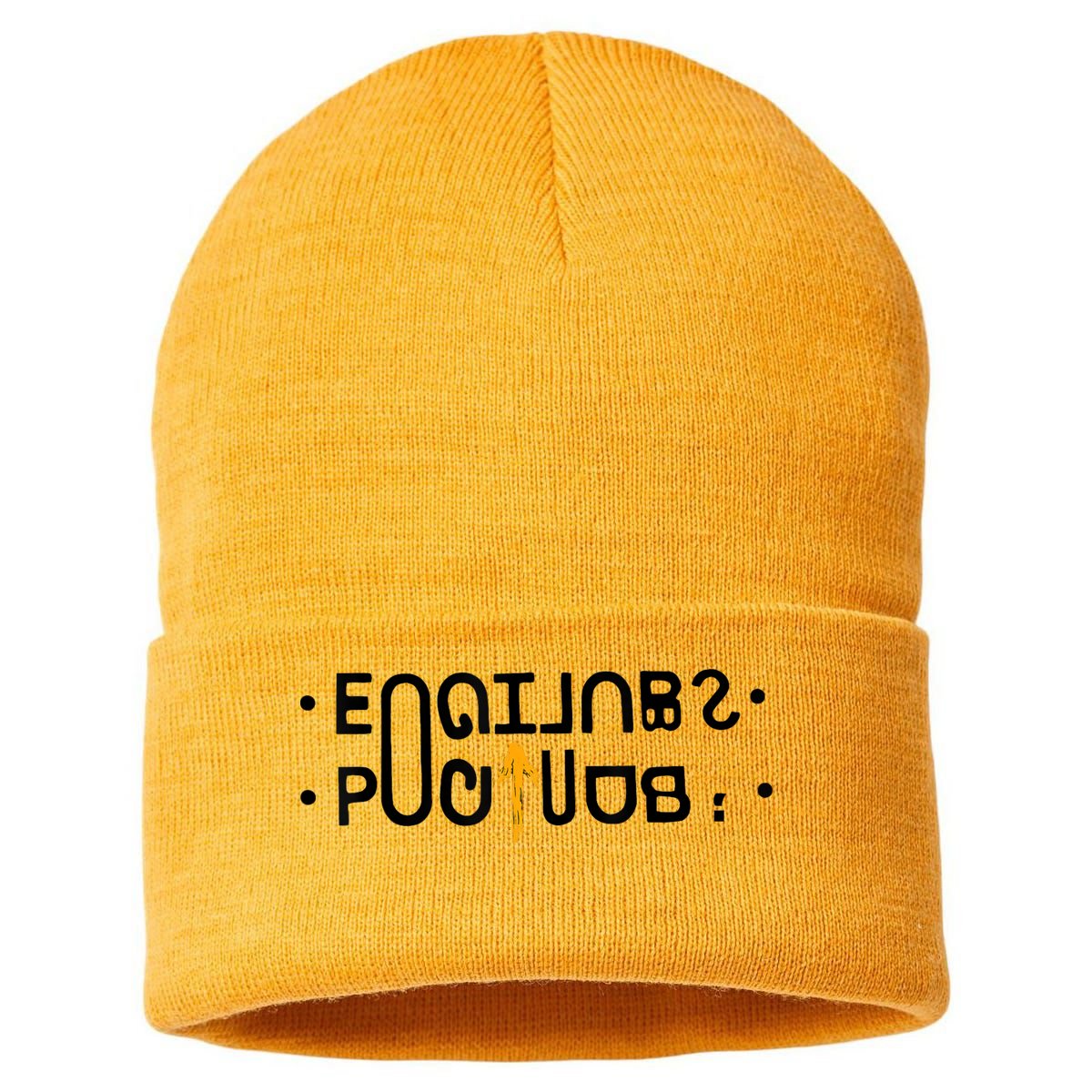 Footjob (Flip Up) Sustainable Knit Beanie