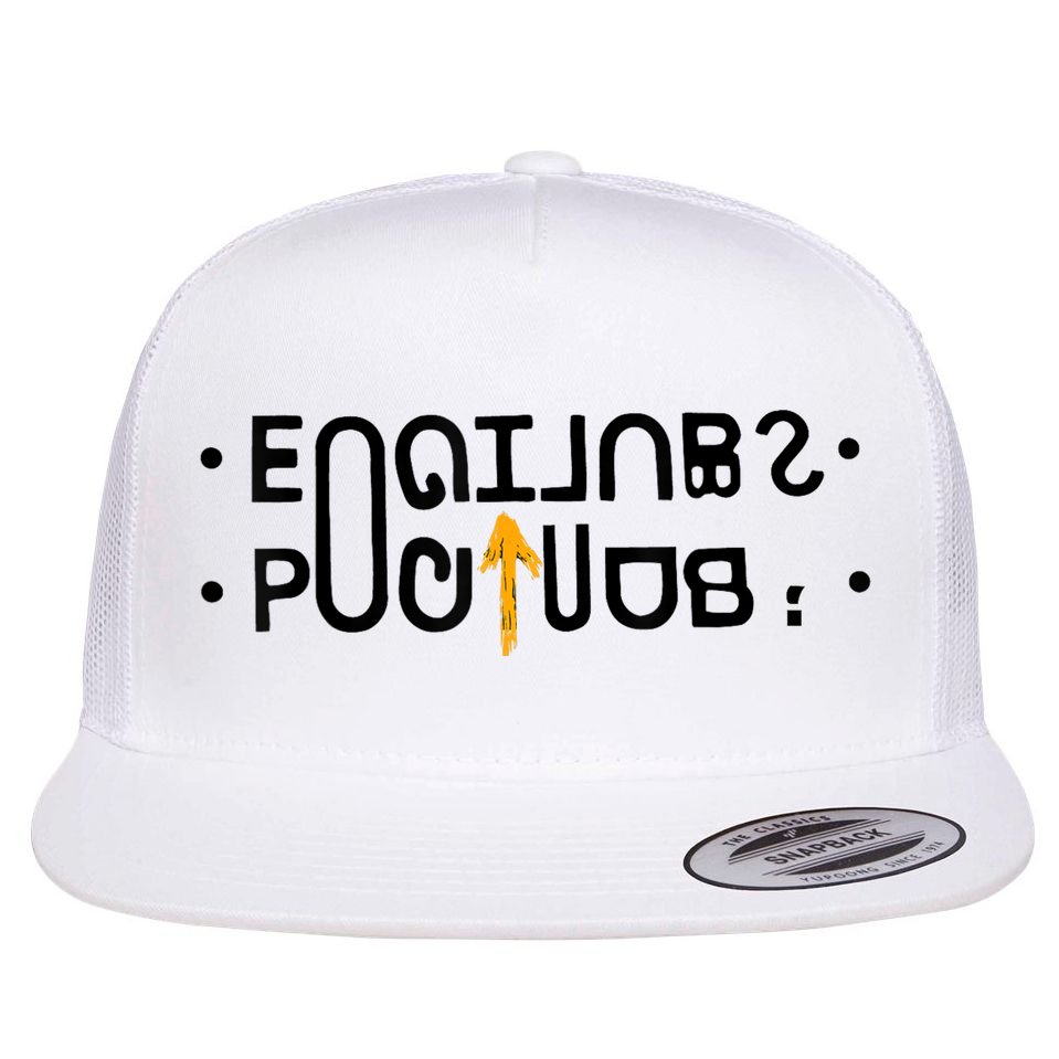 Footjob (Flip Up) Flat Bill Trucker Hat