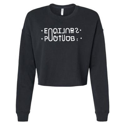 Footjob (Flip Up) Cropped Pullover Crew