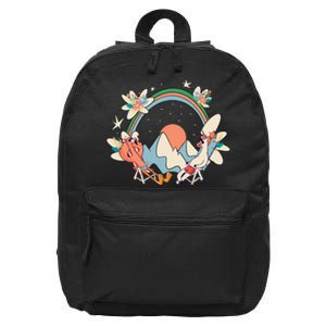 FUNNY FLAMINGO UNICORN FUNNY FLAMINGO UNICORN 16 in Basic Backpack