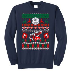 Firefighter Fireman Ugly Christmas Sweatshirt