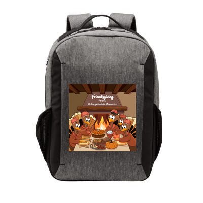 Friendsgiving Feast Unforgettable Moments Happy Turkeys Happy Thanksgiving Vector Backpack