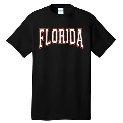 Florida FL United States Font Tall T-Shirt