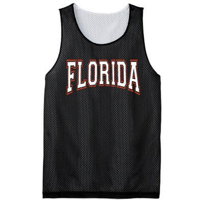 Florida FL United States Font Mesh Reversible Basketball Jersey Tank