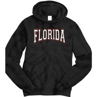 Florida FL United States Font Tie Dye Hoodie