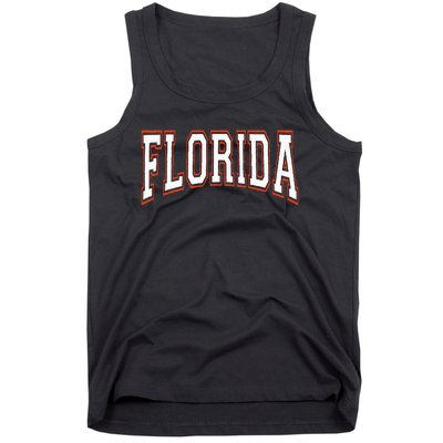 Florida FL United States Font Tank Top