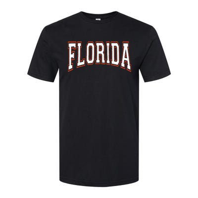 Florida FL United States Font Softstyle CVC T-Shirt