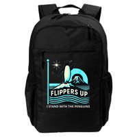 Funny-Penguin-Flippers-Up-I-Stand-With-The-Penguins Backpack