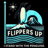 Funny-Penguin-Flippers-Up-I-Stand-With-The-Penguins Bucket Hat