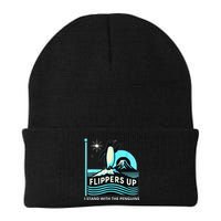 Funny-Penguin-Flippers-Up-I-Stand-With-The-Penguins Beanie