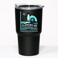 Funny-Penguin-Flippers-Up-I-Stand-With-The-Penguins Tumbler