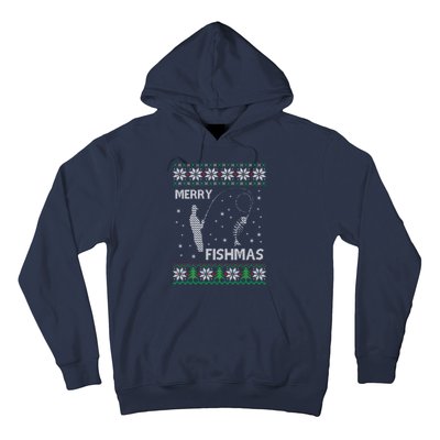 Funny Fishing Ugly Christmas Hoodie