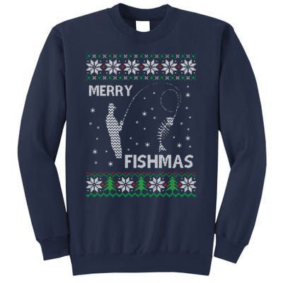 Funny Fishing Ugly Christmas Sweatshirt