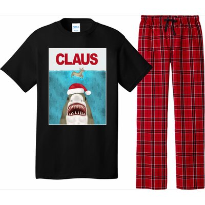 Funnychristmassantaclaussharkreindeerhumor Pajama Set