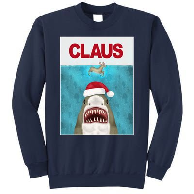 Funnychristmassantaclaussharkreindeerhumor Sweatshirt